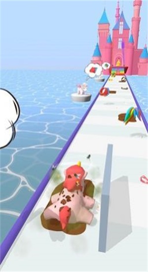 独角兽装扮跑手游
