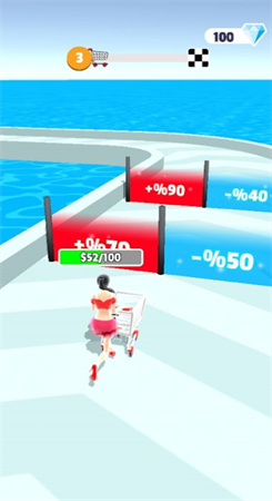 折扣促销跑Discount Girls
