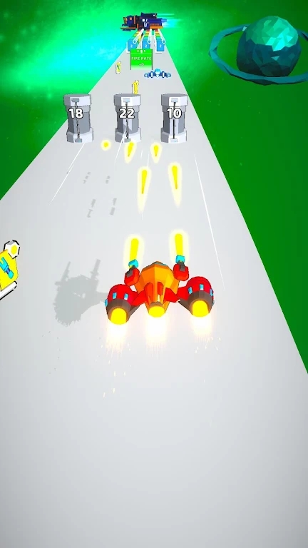 太空射击跑