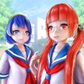 动漫高中女生模拟3d