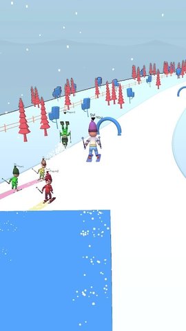 滑雪者山中文版