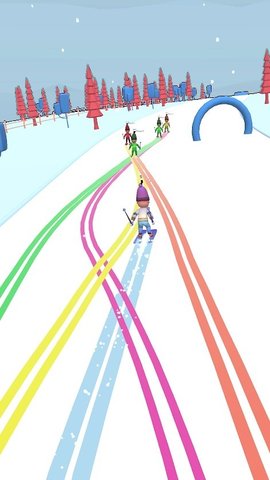 滑雪者山中文版