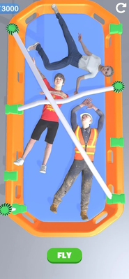 担架固定带3D