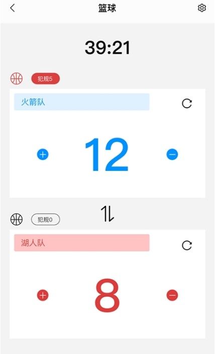 計(jì)分器記數(shù)