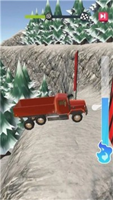 冬季公路卡車司機