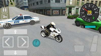 摩托警車模擬器