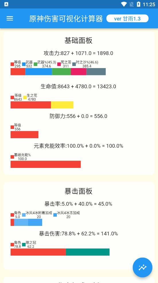原神伤害可视化计算器