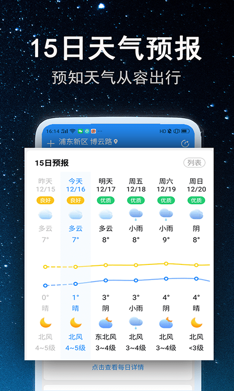 省心天气APP