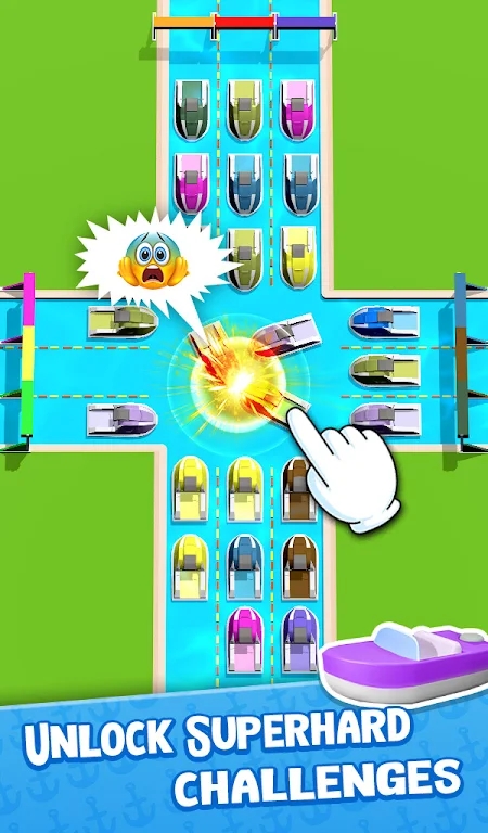 交通难题船逃生（Traffic Puzzle - Boat Escape）